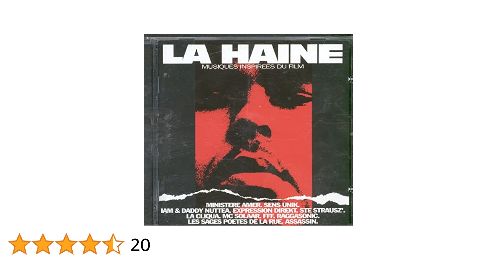 LES NUITS FAUVES 野性の夜に　　サウンドトラックCD Amazon.co.jp: La Haine: ミュージック